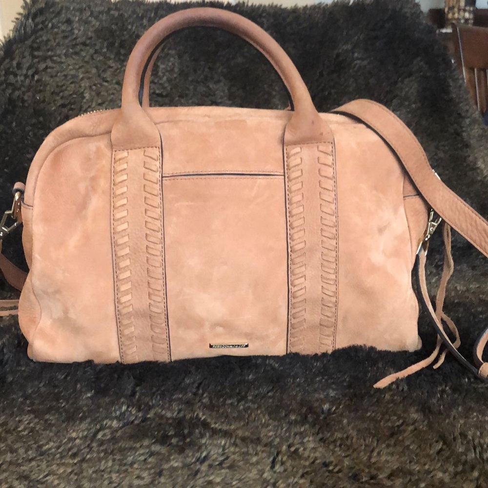 Rebecca Mink off Suede Bag.  Great condition